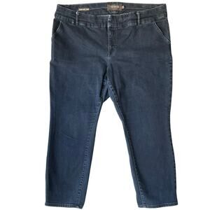 Torrid Premium Women Soft Denim Slim Ankle Skinny Jeans size 20 R, Blue